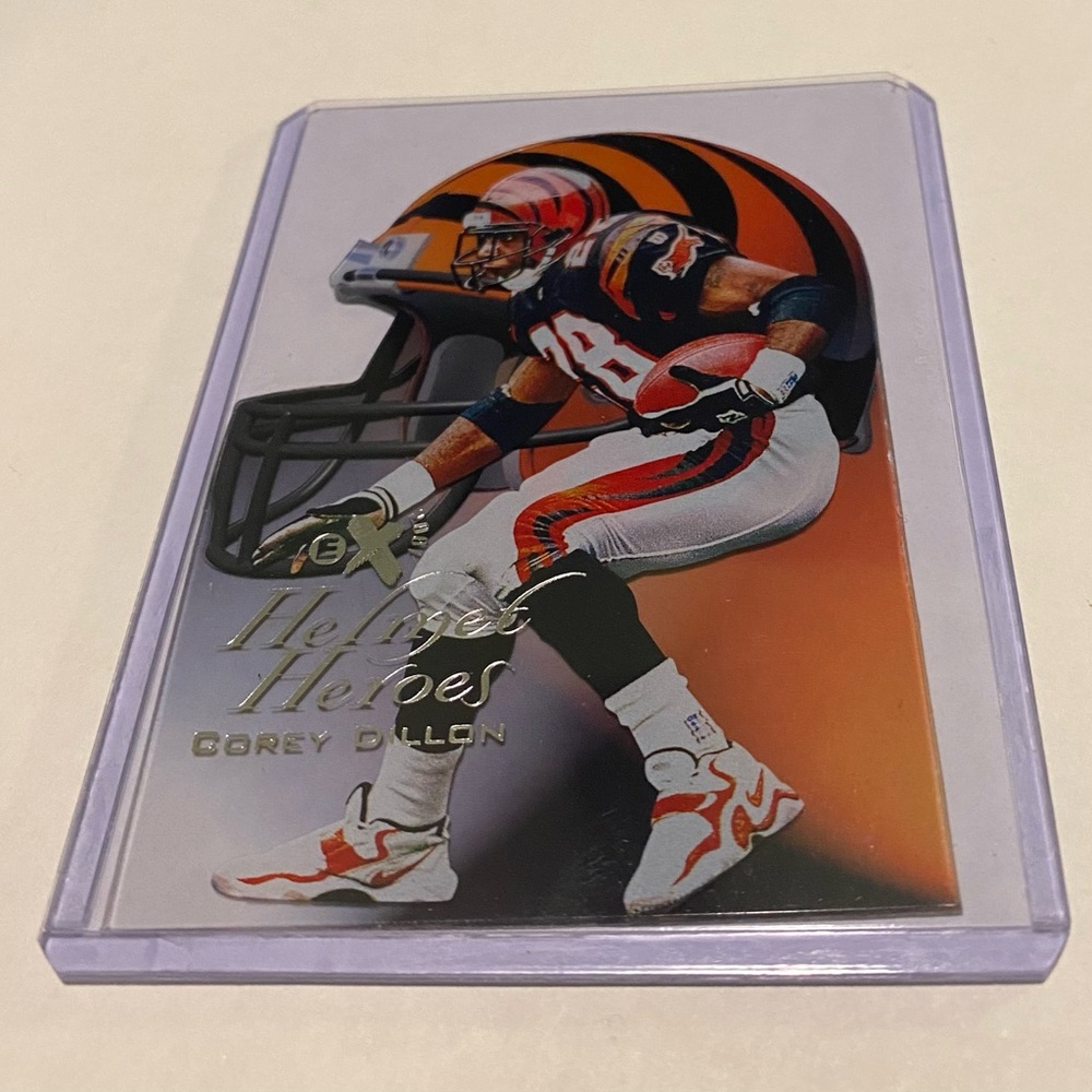 Corey Dillon Rare! Insert 1998 SkyBox eX2001 Football Card # 15 of 20 Vintage